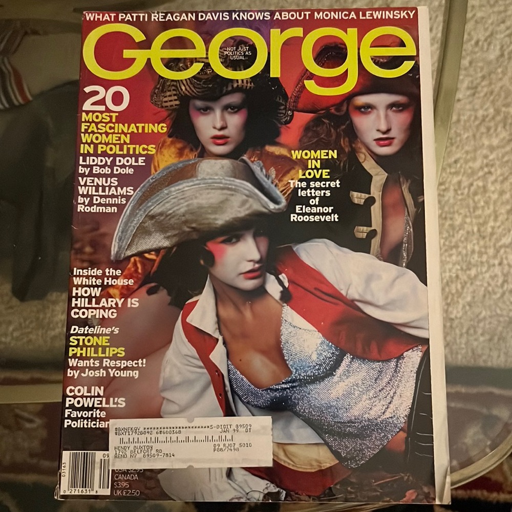 George Sept 1998 issue 20 Fascinating Women.